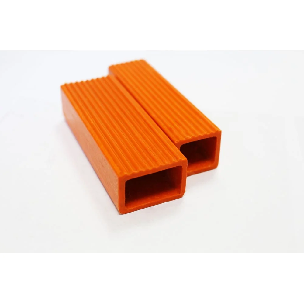 Стеклопластиковый профиль БелСтеклоПласт Прямоугольная труба (рифленая) 36x26x3 16