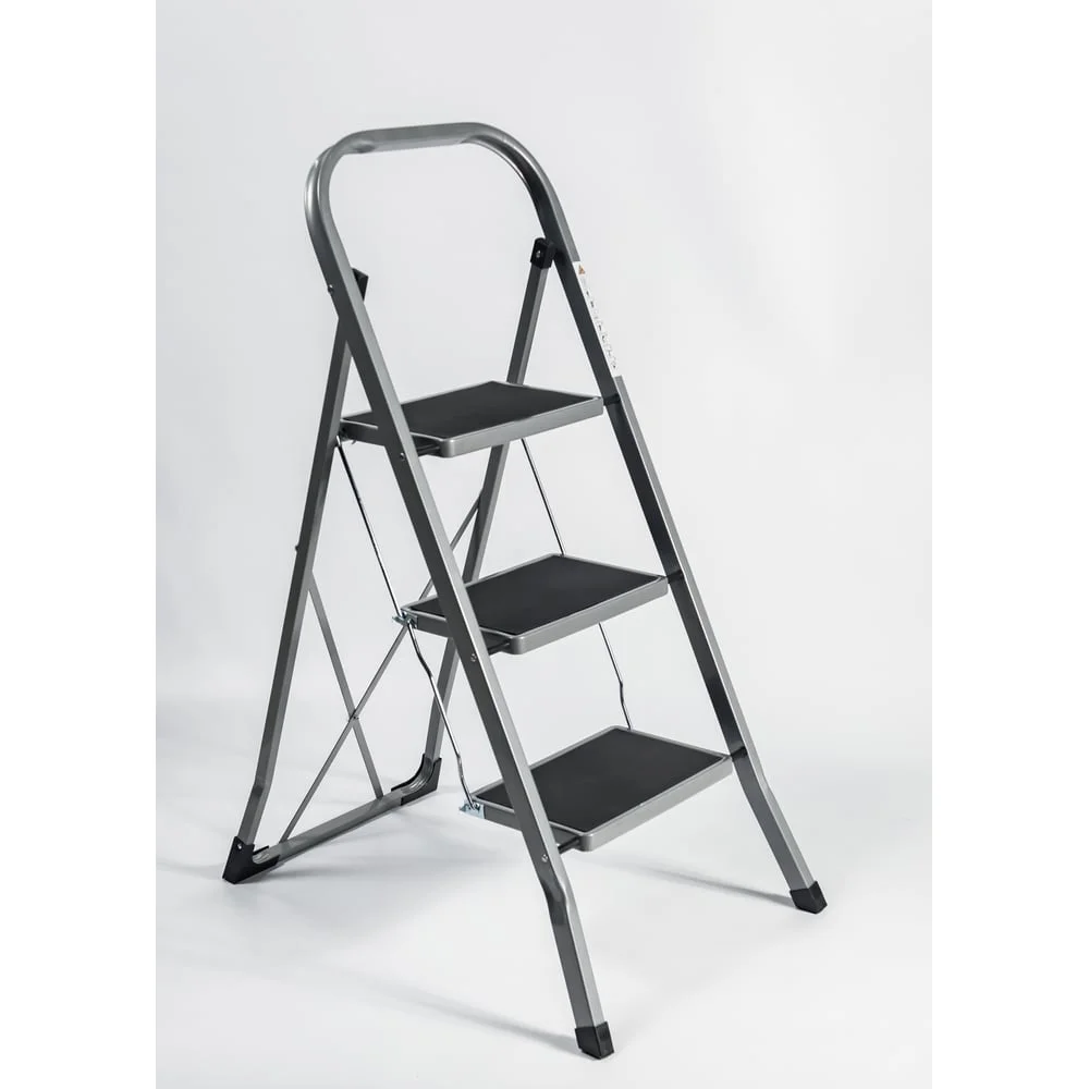 Стремянка стальная GEVA TRADE ШИРОКАЯ 3 ступени