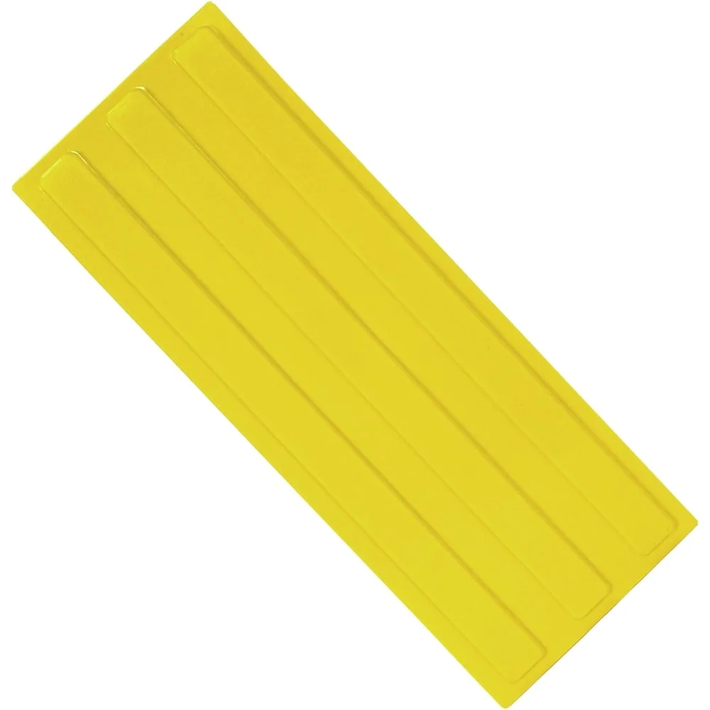 Тактильная плитка PALITRA TECHNOLOGY направление движения, зона получения услуг 10шт 50206-PVC-180x500x4-Y-10