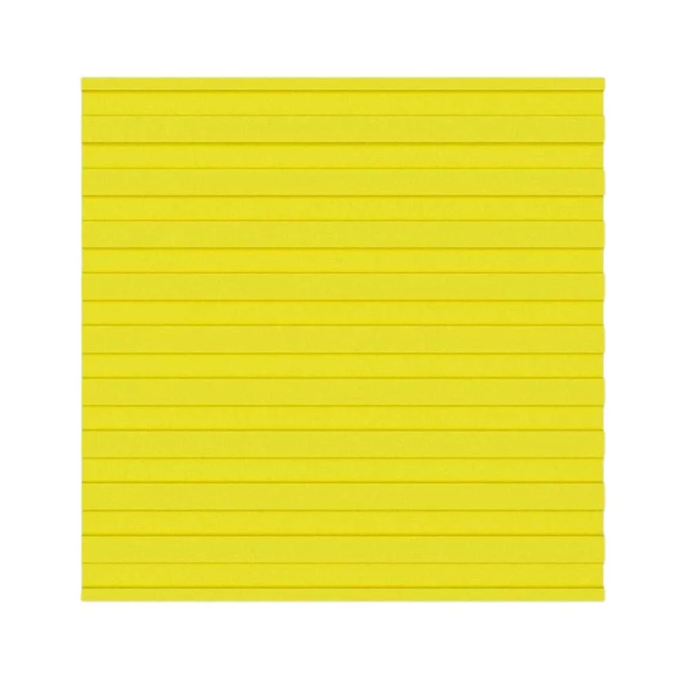 Тактильная плитка ТЕХНОЛОГИЯ 300x300x20, продольные рифы, композит, желтая