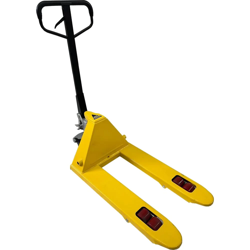 Тележка гидравлическая (рохля) WILMART BF25 800x550 усиление 40см желтая HP-30-30CM-800PUB-Y