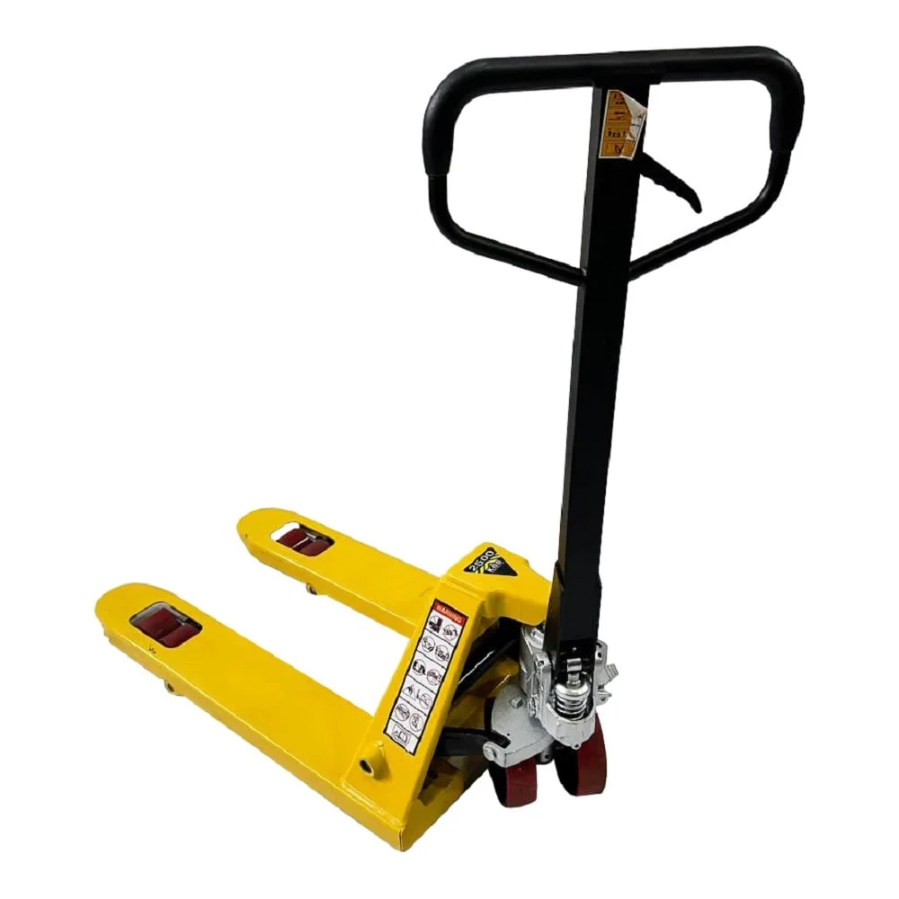 Тележка гидравлическая (рохля) WILMART BF25 800x550 усиление 40см желтая HP-30-30CM-800PUB-Y