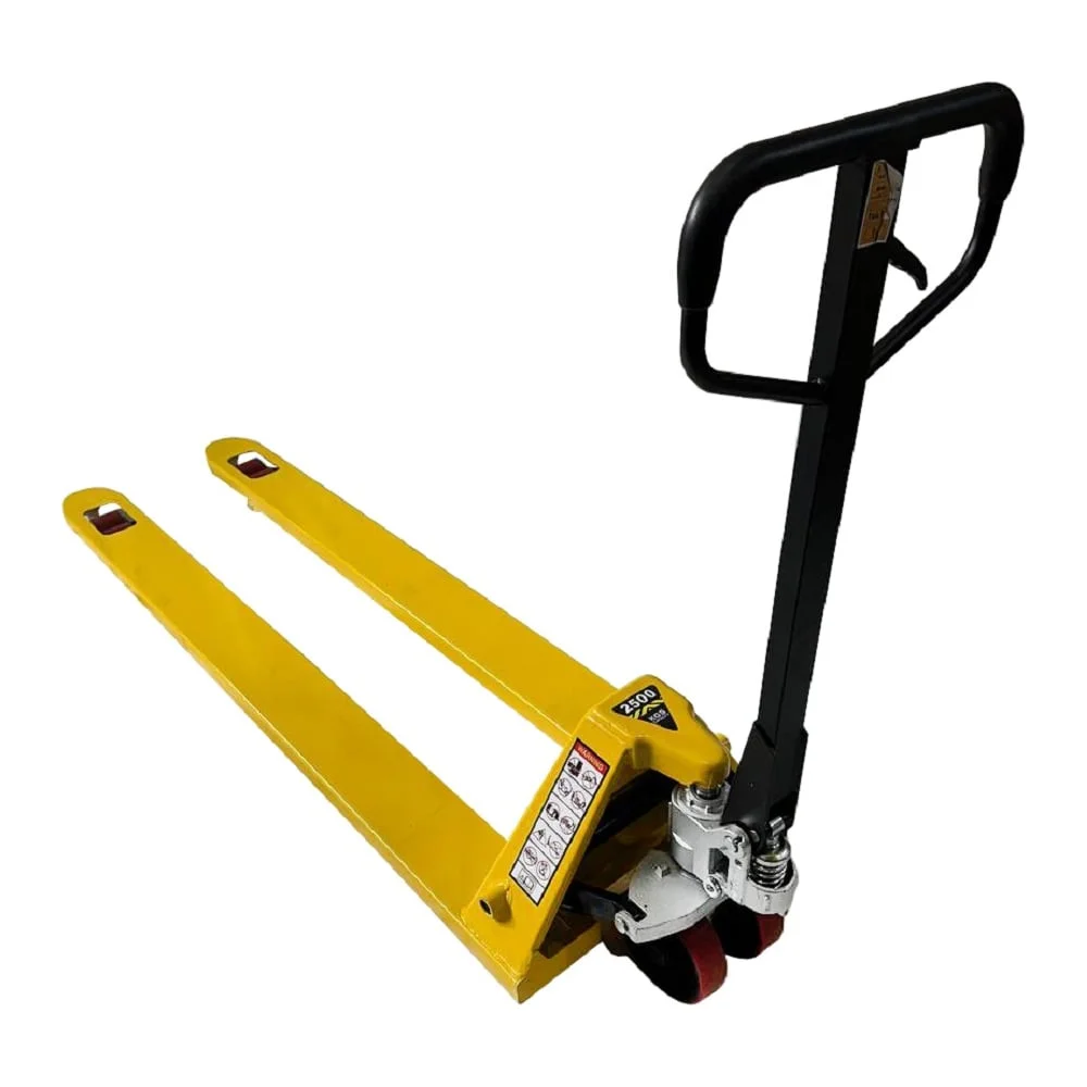 Тележка гидравлическая WILMART BF25 1800x550 усиление 140см желтая (PU) HP-30-30CM-1800PUB-Y