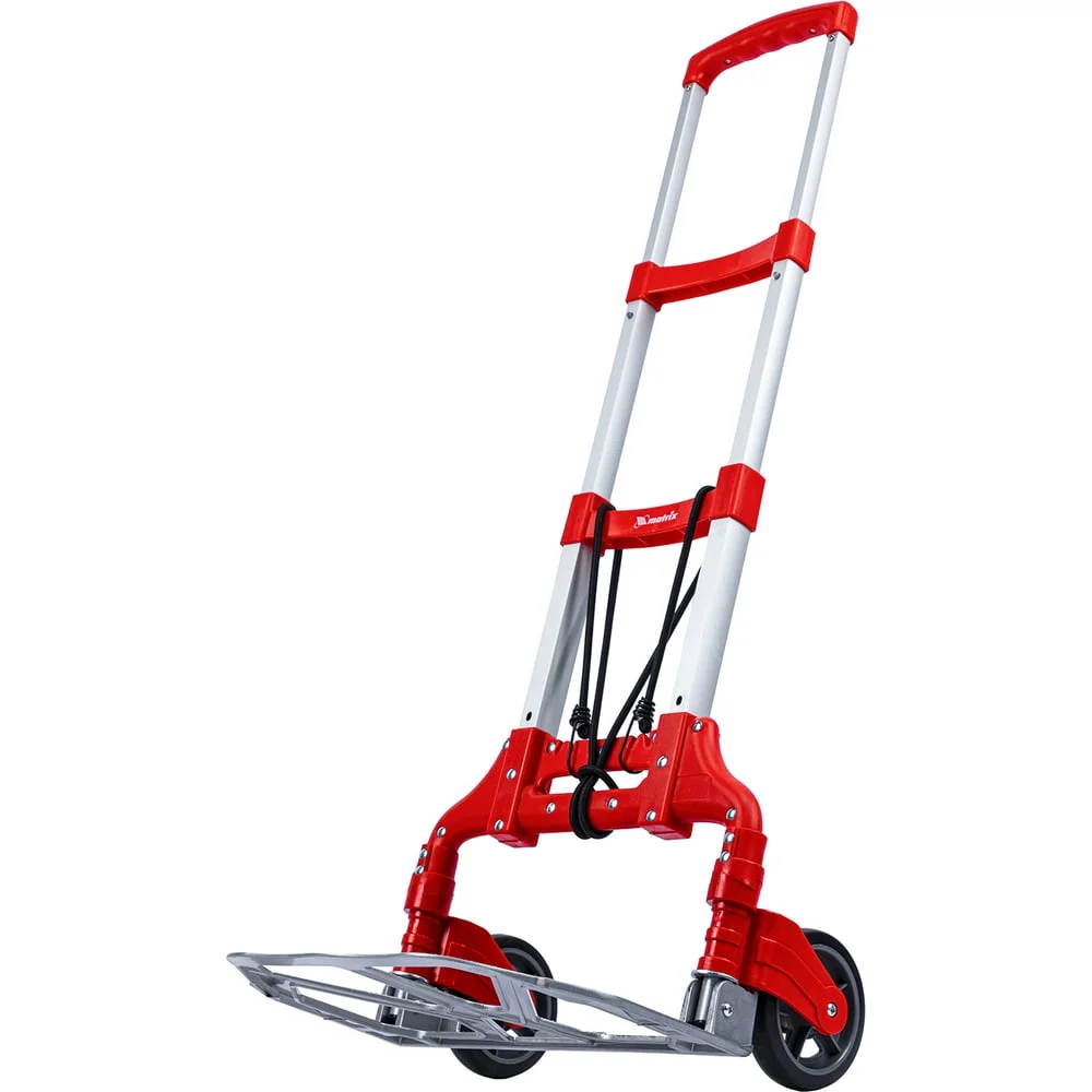 Тележка хозяйственная MATRIX складная, 2 колесная, алюминиевая, грузоподъемность 80 кг 98206