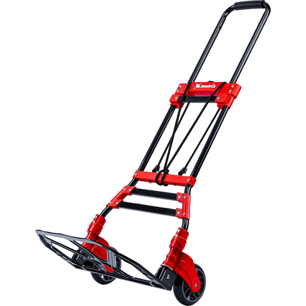 Тележка хозяйственная MATRIX складная, 2 колесная, стальная, грузоподъемность 80 кг 98207