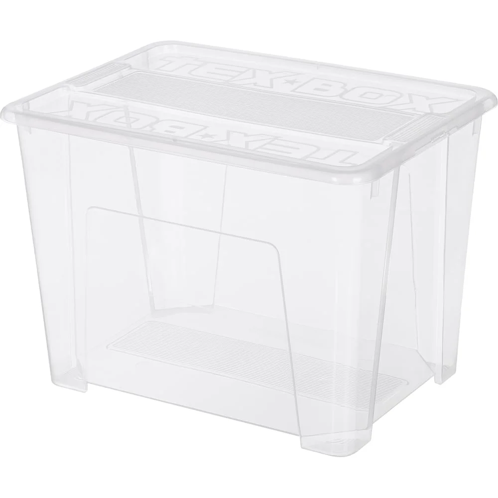 Универсальный ящик Econova TEX-BOX 38x28x27.2 см, 21 л, бесцветный