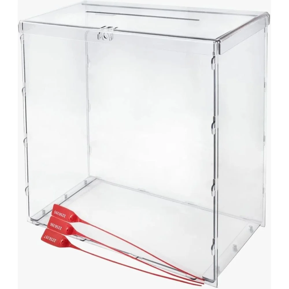 Урна для голосования, хранения CRYSTAL-BOX разборная №4 (40x20x40 см) urna4