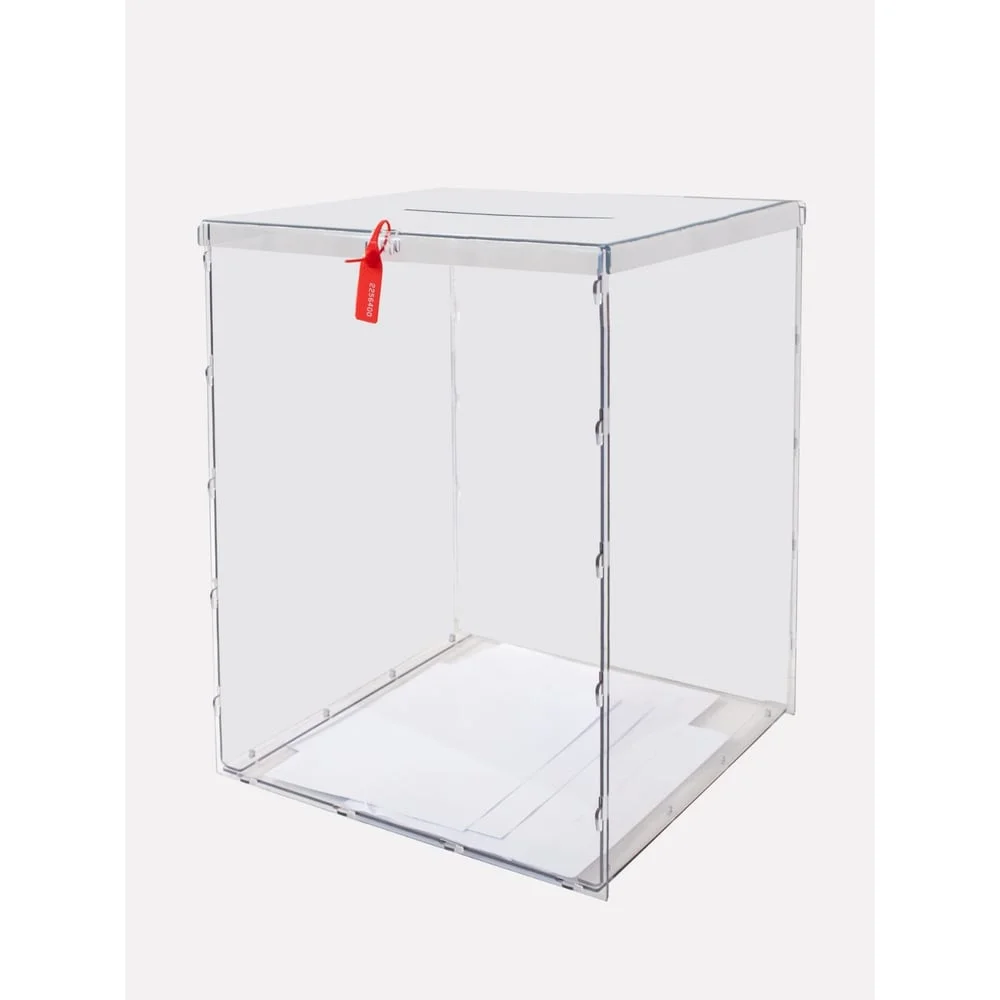 Урна для голосования, хранения CRYSTAL-BOX разборная №5 (40x40x50 см) urna5