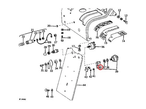 Ключ зажигания (комплект) 6 A4700R для John Deere трактора 110 110H 500 600 1010 2010 2510 3010 3020 4010 4020 5010 5020 
