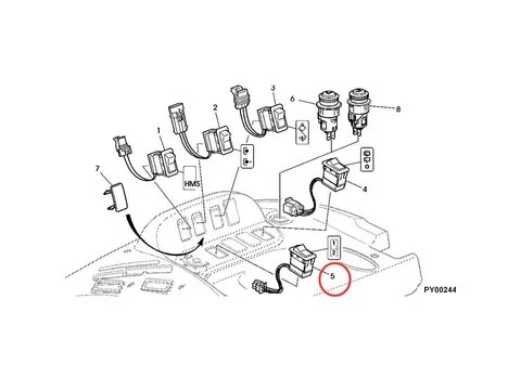 Выключатель AL167960 для John Deere трактора 6420 6520 6620 6820 6920 7220 7320 7420 7520