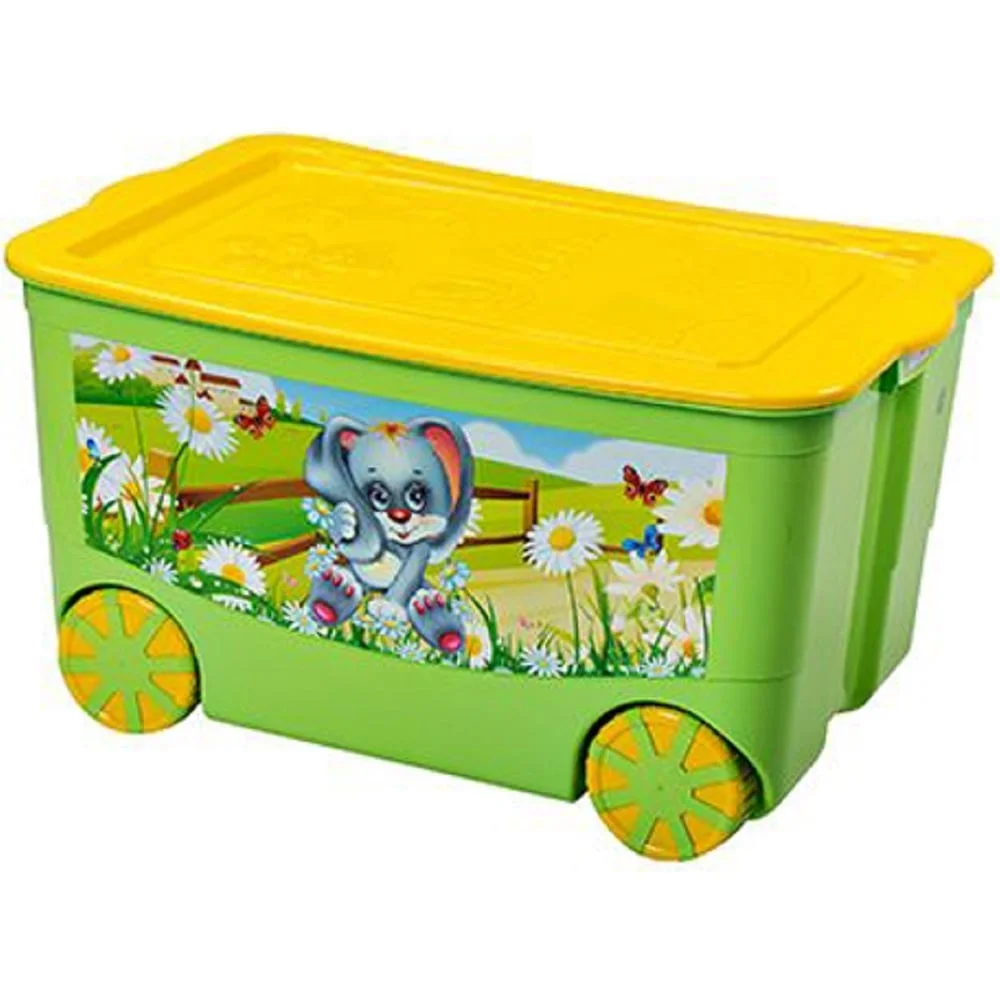 Ящик для игрушек на колесах Elf Plast дизайн ХК650