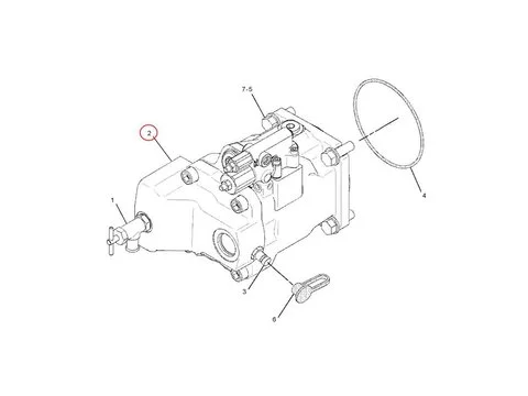 Гидронасос 307-3063 для Caterpillar CAT двигателя C3.4 C4.4 погрузчика 415F 416F 422F 426F 428F