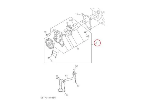 Масляный насос 8943955641 для Hitachi экскаватора ZX330 ZX350H ZX350K погрузчика LX130-7 LX160-7