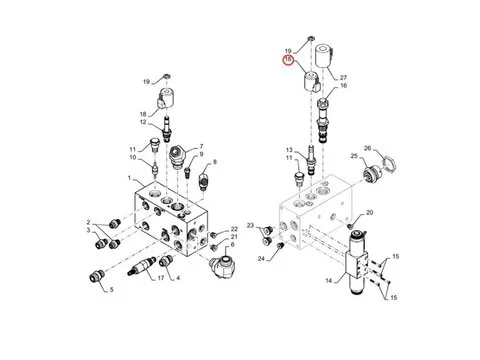 Катушка соленоида 12 86995302 для CASE трактора 5130 5140 5150 комбайна 6130 6140