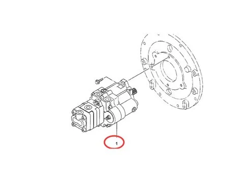 Аксиально-поршневой гидронасос 4415271 для John Deere экскаватора 35ZTS