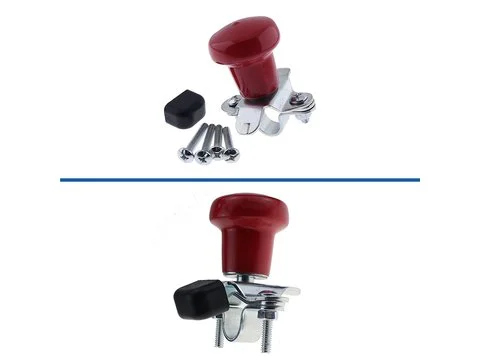 Рулевое колесо Универсальный Диск-разбрасыватель Гильза Резинка Рукоятка TY16020 WSV120B 5A6BU для John Deere Ford Case Tractors Woods Spinner and Many More (Adjustable Size)