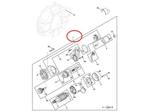 Стартер 12V AT318141 для Yanmar двигателя 3TNV88F 4TNV86CT John Deere экскаватора 30G 35D 35G 50D 50G
