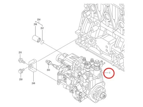ТНВД VV72924551310 для New Holland экскаватора E30 E30SR E35 E35SR EH30.B EH35.B