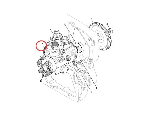 ТНВД 12V 68KW для JCB погрузчика 225 260 280 300 330 3C 3CX 3D 3DX 4C 4CX