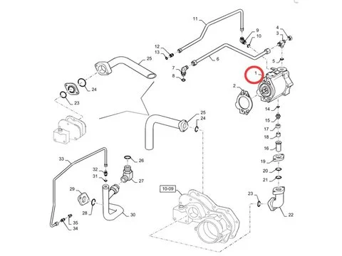 Аксиально-поршневой гидронасос 142867C92 для CASE International трактора 5288 5488 5088