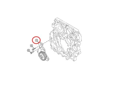 Масляный насос 8981451531 для Isuzu двигателя 4JJ1 Hitachi экскаватора ZAXIS120-3 ZAXIS130-5N ZAXIS180LC-5N