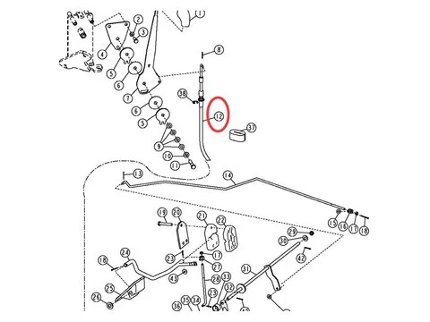 Трос газа AT196338 AT185848 для John Deere двигателя 4045 6068 экскаватора-погрузчика 310G 310SG 315SG 410G 710G 